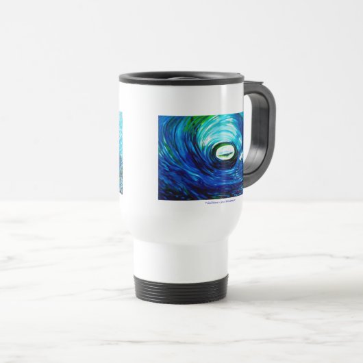 Tidal Wave TRAVEL MUG WHITE Reisbeker (Voorkant rechts)
