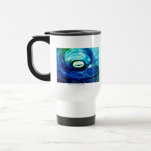 Tidal Wave TRAVEL MUG WHITE Reisbeker (Links)