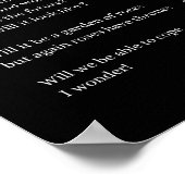 Tide heeft een nieuw begin vers begin gedicht vera poster (Hoek)