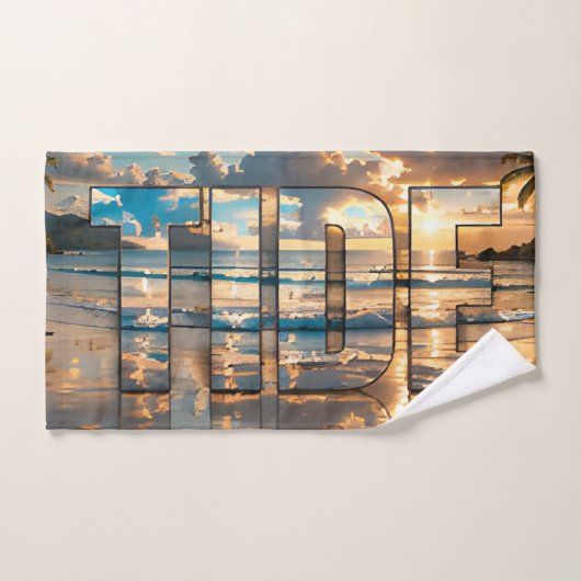 Tide Luxury Ocean Redactioneel Handdoek (Handdoek)