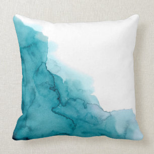 Tide Ocean Blue Waterverf Painting Cushion Kussen