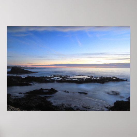 "Tide Pool Mist" Mendocino, CA. Poster (Voorkant)