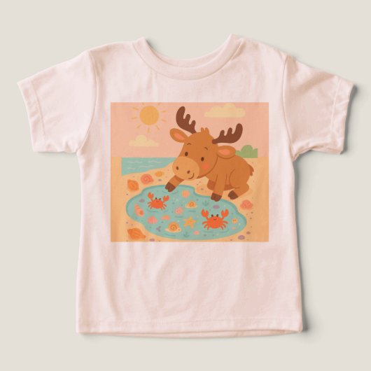 Tide Pool Schatten – Natuurverkenner T-shirt (Design voorkant)