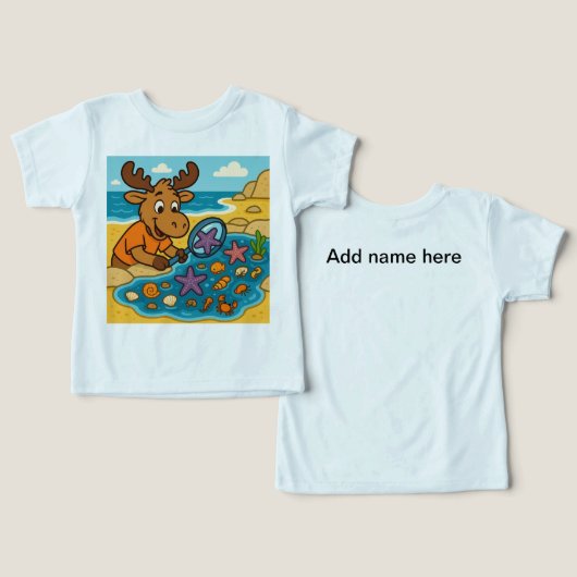 Tide Pool Treasure Hunt – Explorer Tee for Curious (Ontwerp Voorkant & Achterkant)