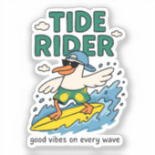 Tide Rider Sticker (Voorkant)
