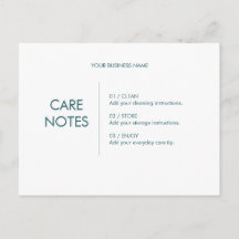 Tideline Bewerkbare Product Verzorgingsinstructies