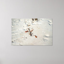 Tideline Calligraphy Canvas Afdruk