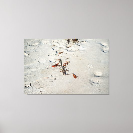 Tideline Calligraphy Canvas Afdruk (Voorkant)