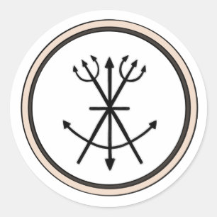 Tidents, Spears and Harpoons Ronde Sticker