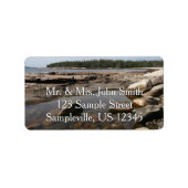 Tidepool in Wonderland in het nationaal park Acadi Etiket (Voorkant)