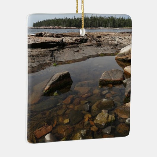 Tidepool in Wonderland in het nationaal park Acadi Keramisch Ornament (Rechts)