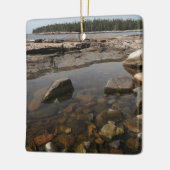 Tidepool in Wonderland in het nationaal park Acadi Keramisch Ornament (Links)
