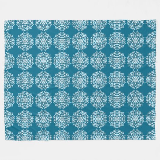 Tidepool Mandala Fleece Deken (Voorkant (Horizontaal))