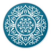 Tidepool Mandala Keramische Knop (Voorkant)