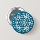 Tidepool Mandala Ronde Button 5,7 Cm (Voorkant /achterkant)