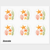 Tidepool Treasures Ronde Sticker (Vel)