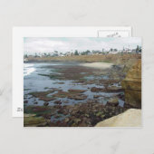 Tidepools Ocean Beach Cliffs Briefkaart (Voorkant / Achterkant)