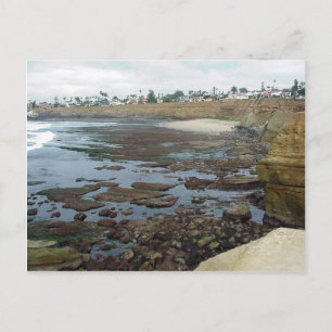 Tidepools Ocean Beach Cliffs Briefkaart