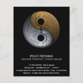 Tides of Balance | Yin Yang Design Flyer (Achterkant)