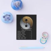 Tides of Balance | Yin Yang Design Flyer (Enkel)
