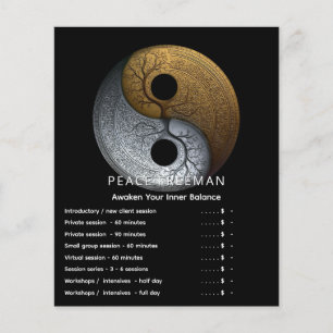 Tides of Balance Yin Yang Design Flyer