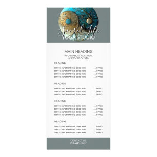 Tides of Balance Yin Yang Design Reclamekaart