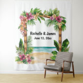 Tides of Love Arch Wedding Backdrop Wandkleed (In situ)