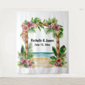 Tides of Love Arch Wedding Backdrop Wandkleed (Voorkant)