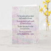 Tides Recede - Sympathie Kaart (Gele Bloem)