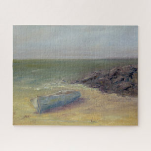 Tide's Rolling In - Boat op de kust Legpuzzel
