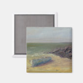 Tide's Rolling In - Boat op de kust Magneet (Voorkant / Achterkant)