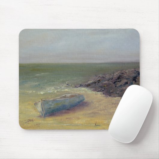 Tide's Rolling In - Boat op de kust Muismat (Met muis)