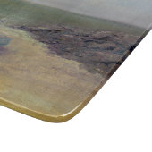 Tide's Rolling In - Boat op de kust Snijplank (Hoek)