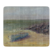 Tide's Rolling In - Boat op de kust Snijplank (Voorkant)