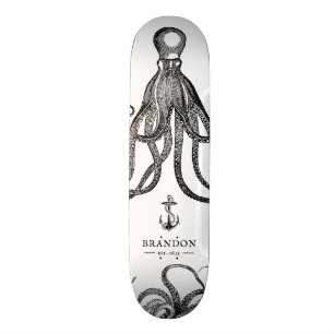 Tide's Tentacles   Octopus Thema Persoonlijk Skateboard