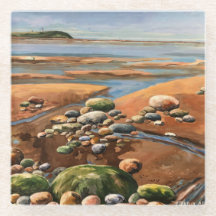 Tides Uit zee strand Ocean scene