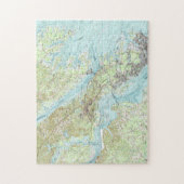 Tidewater Virginia Map (1984) Legpuzzel (Verticaal)