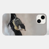 Tidi mijn vogel de Parus Major Case-Mate iPhone Case (Achterkant (horizontaal))