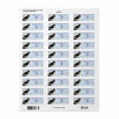 Tidi mijn vogel de Parus Major Etiket (Full Sheet)