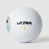 Tidi mijn vogel de Parus Major Golfballen (Logo)
