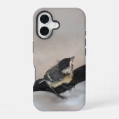 Tidi mijn vogel de Parus Major iPhone 16 Hoesje (Achterkant)