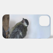 Tidi mijn vogel de Parus Major iPhone Hoesje (Achterkant horizontaal)