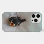 Tidi mijn vogel de Parus Major iPhone Hoesje (Achterkant horizontaal)