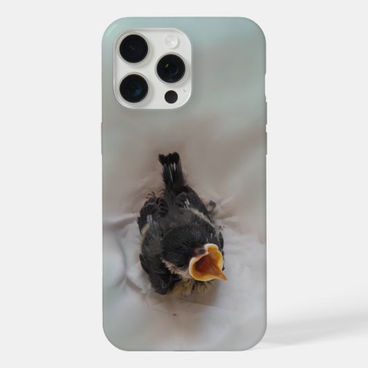 Tidi mijn vogel de Parus Major iPhone Hoesje (Achterkant)