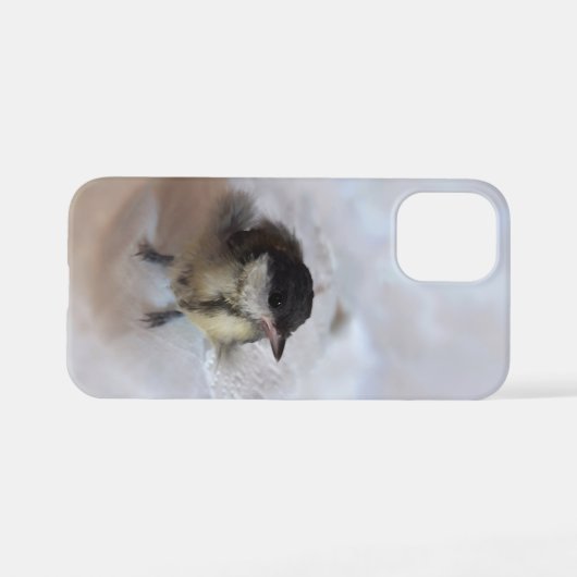 Tidi mijn vogel de Parus Major iPhone Hoesje (Achterkant horizontaal)