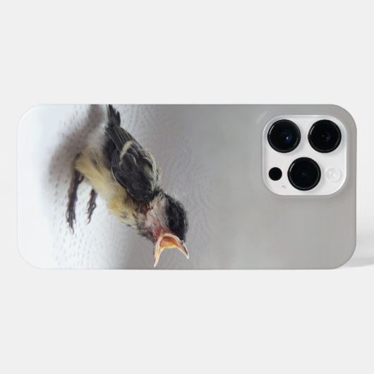 Tidi mijn vogel de Parus Major iPhone Hoesje (Achterkant horizontaal)