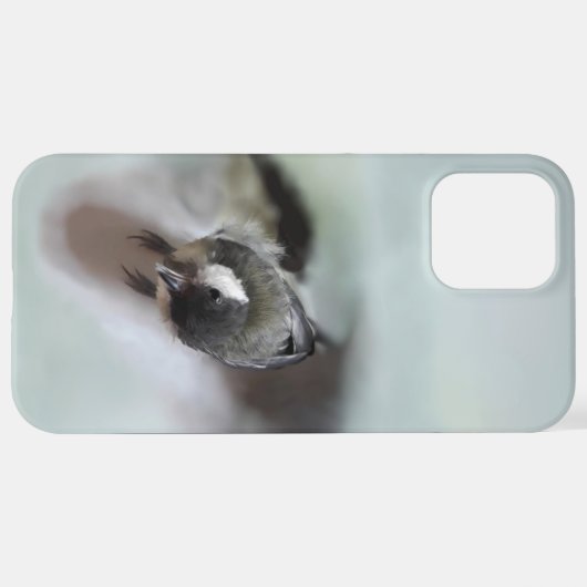 Tidi mijn vogel de Parus Major iPhone Hoesje (Achterkant horizontaal)
