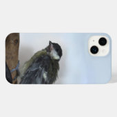 Tidi mijn vogel de Parus Major iPhone Hoesje (Achterkant horizontaal)
