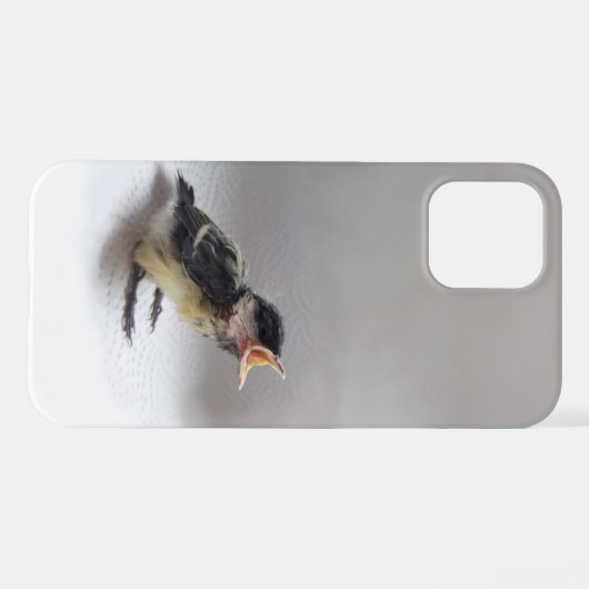 Tidi mijn vogel de Parus Major iPhone Hoesje (Achterkant horizontaal)