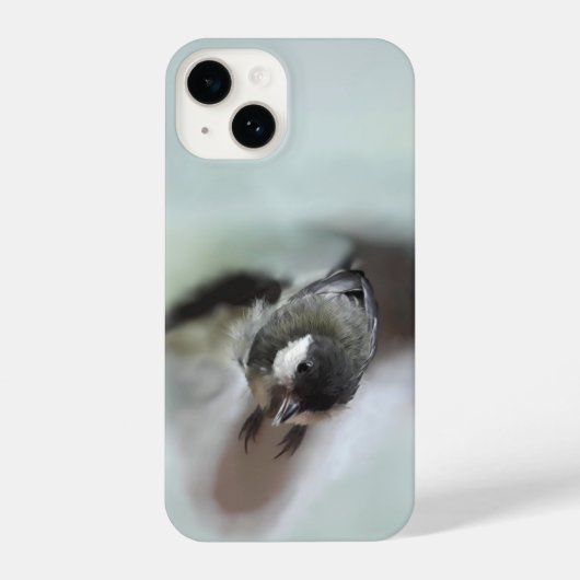 Tidi mijn vogel de Parus Major iPhone Hoesje (Achterkant)